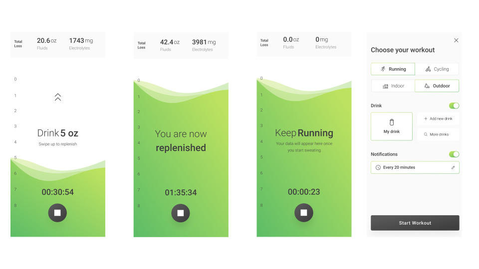 The Nix app analyzes your personal sweat profile to provide data and insights from the sweat analysis.