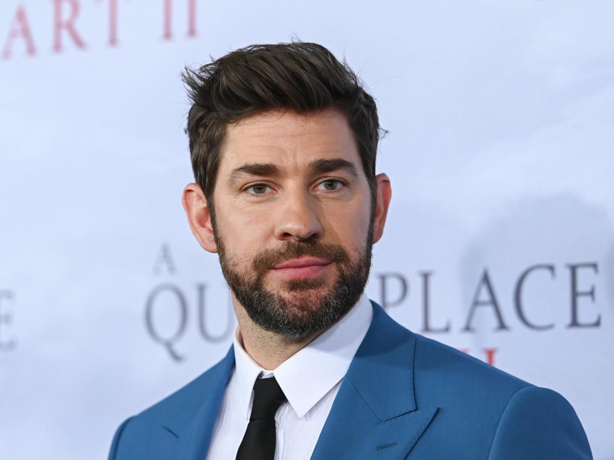 John Krasinski attends the premiere of ‘A Quiet Place Part II’ at Lincoln Center on 8 March 2020 in New York City (Mike Coppola/Getty Images)