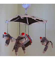 Custom Sock Monkey Mobile