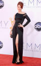 Alexandra Breckenridge arrives at the 64th Primetime Emmy Awards at the Nokia Theatre in Los Angeles on September 23, 2012.