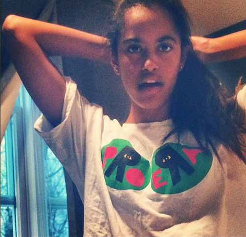 Malia Obama Selfie