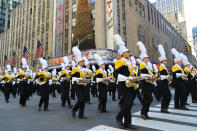 <p>The Davis High School Marching Band from Kaysville, Utah, marches in the 91st Macy’s Thanksgiving Day Parade in New York, Nov. 23, 2017. (Photo: Gordon Donovan/Yahoo News) </p>