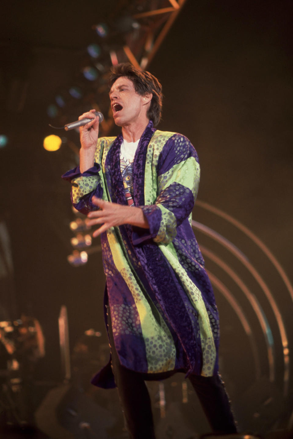 Mick Jagger On Stage