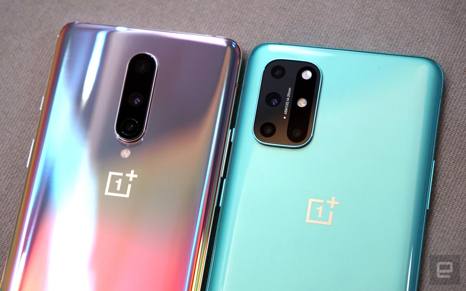 OnePlus 8 and 8T