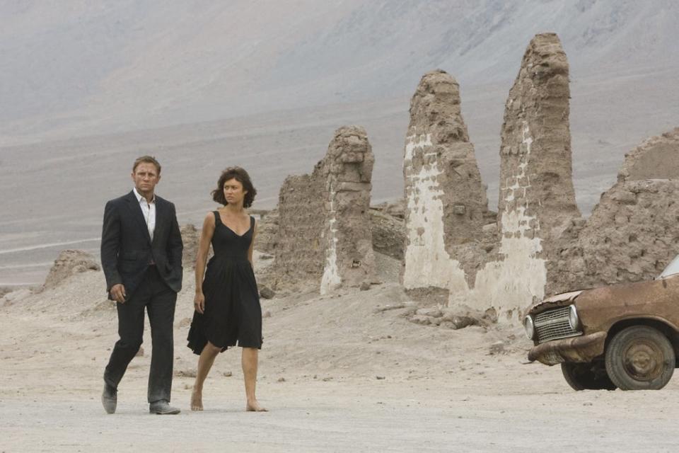 Daniel Craig and Olga Kurylenko in ‘Quantum of Solace' (Mgm/Columbia/Eon/Kobal/Shutterstock)