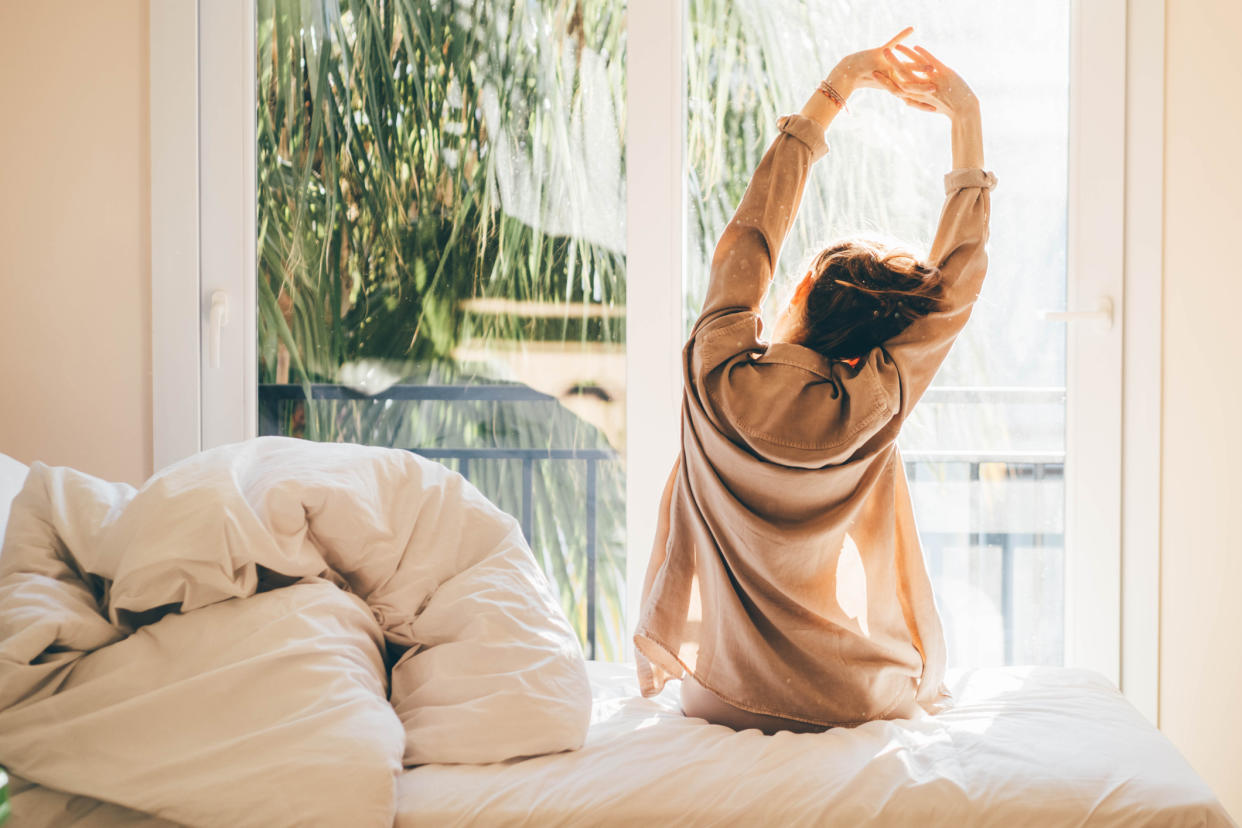 Waking up to sunny skies came second in the list of little thrills. (Getty Images)