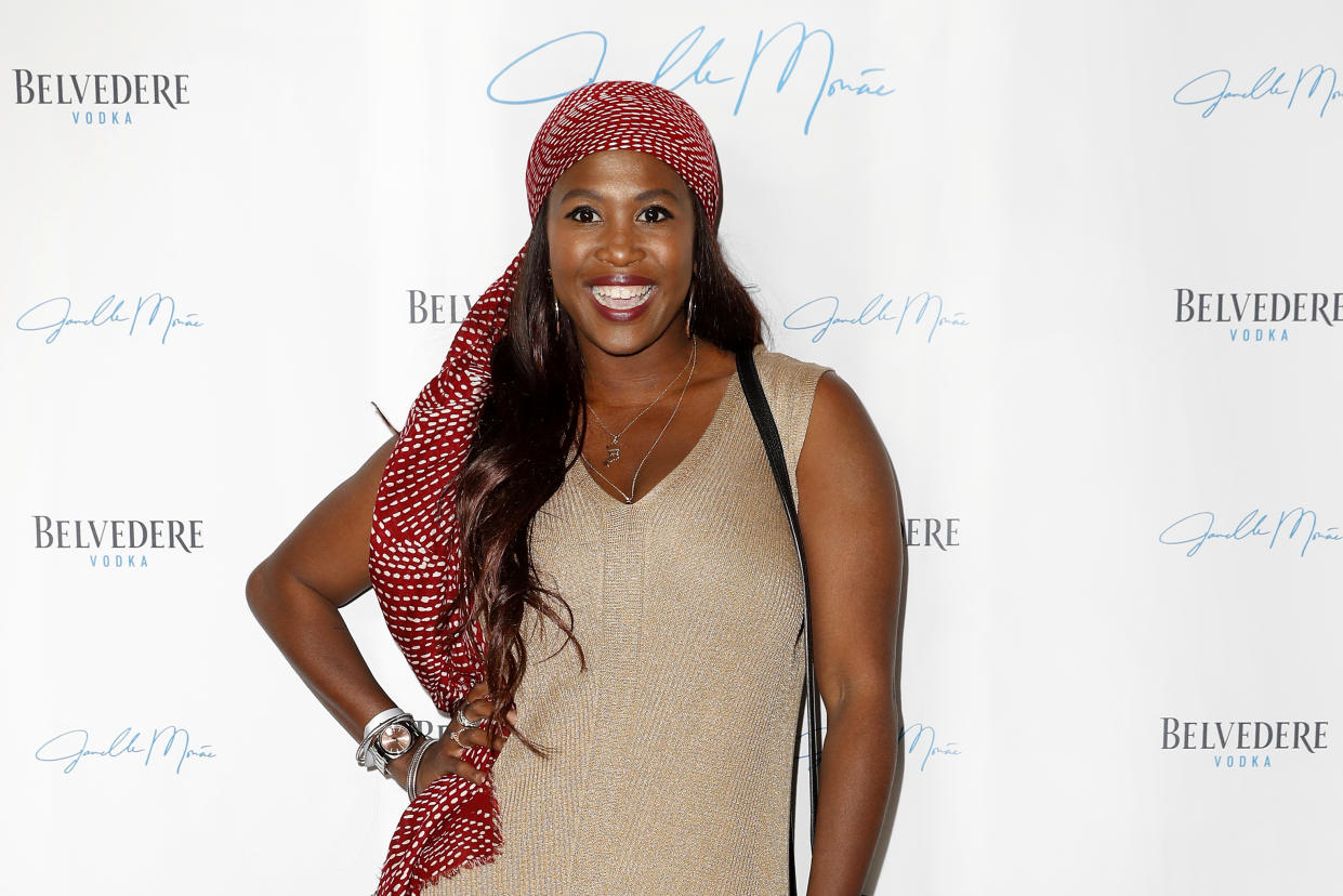 BERLIN, GERMANY - JULY 08: Motsi Mabuse during the Belvedere X Janelle Monae event at Hotel Zoo on July 8, 2019 in Berlin, Germany. (Photo by Franziska Krug/Getty Images for Belvedere)