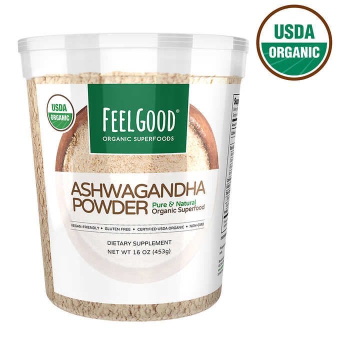 Feel Good USDA Organic Ashwagandha Powder