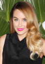 Lauren Conrad teamed her hot pink pout with fresh, dewy skin.<br><br>[Rex]