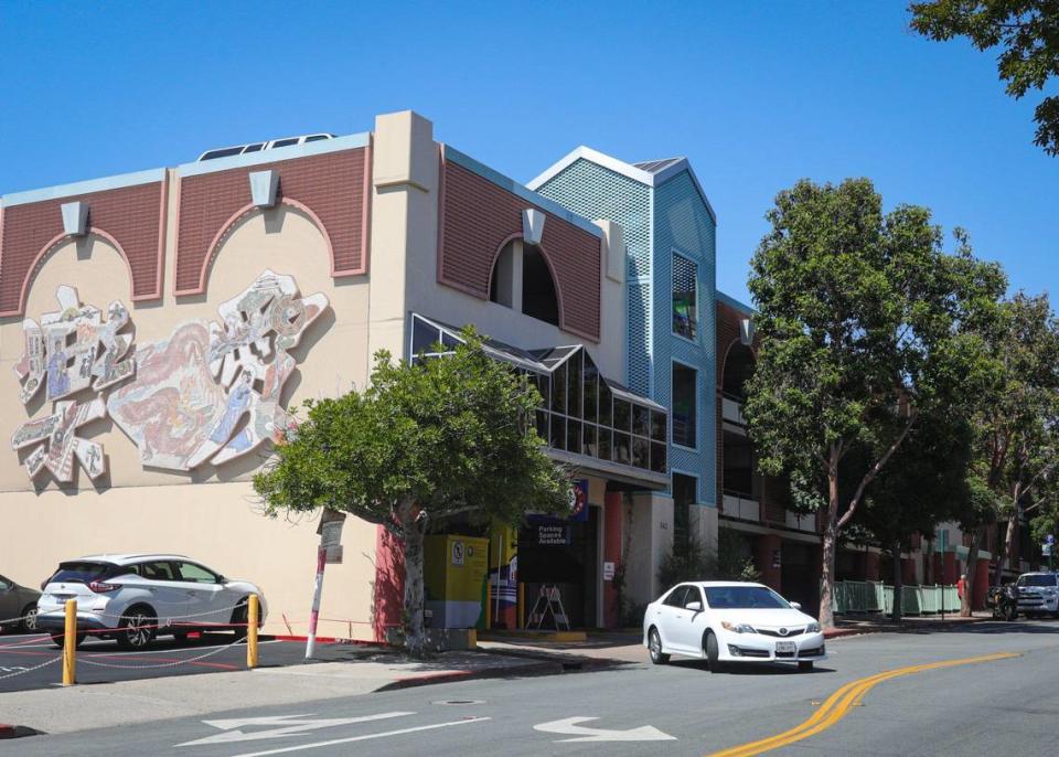 The city of San Luis Obispo installed a new gateless parking system at the Palm Street structure in June 2023 — confusing some downtown patrons.