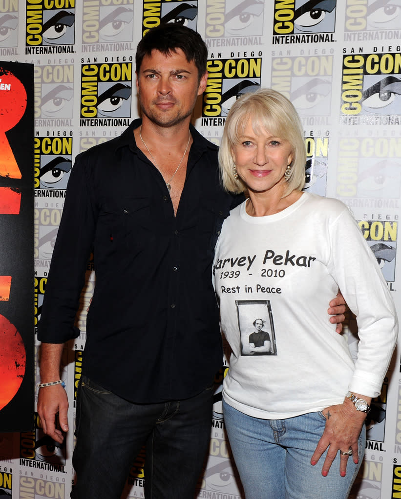 2010 Comic Con Panels Red Helen Mirren Karl Urban