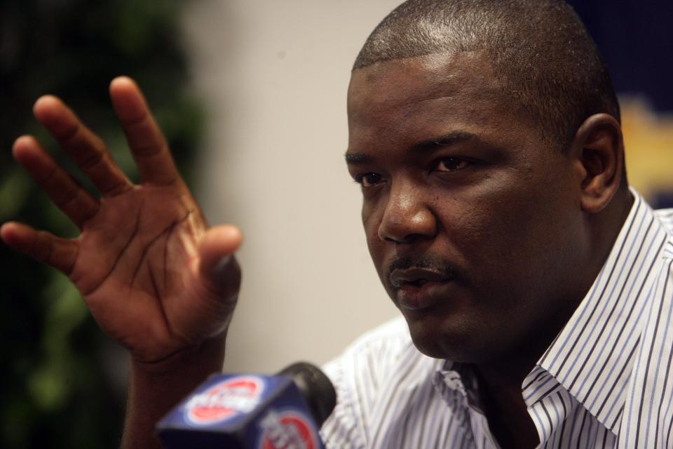 Joe Dumars, shown in 2007, says he didn't plan a career with the NBA after he retired as a player.