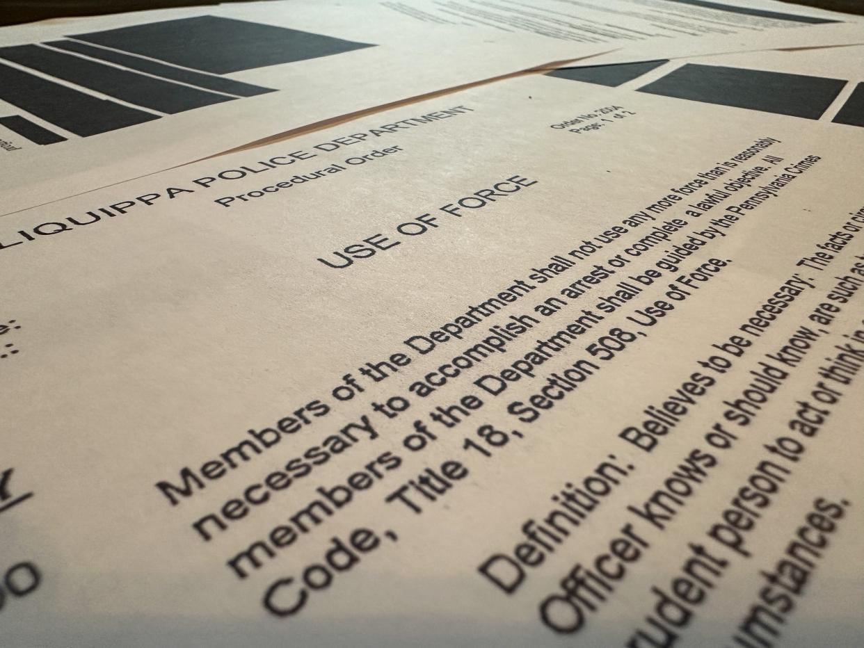 As the country continues to discuss police conduct, one area constantly cited is their use of force policies. Among a sample of Beaver County's departments' policies, the lack of uniform policies or language can make police responses, and the follow up, different for neighboring municipalities.