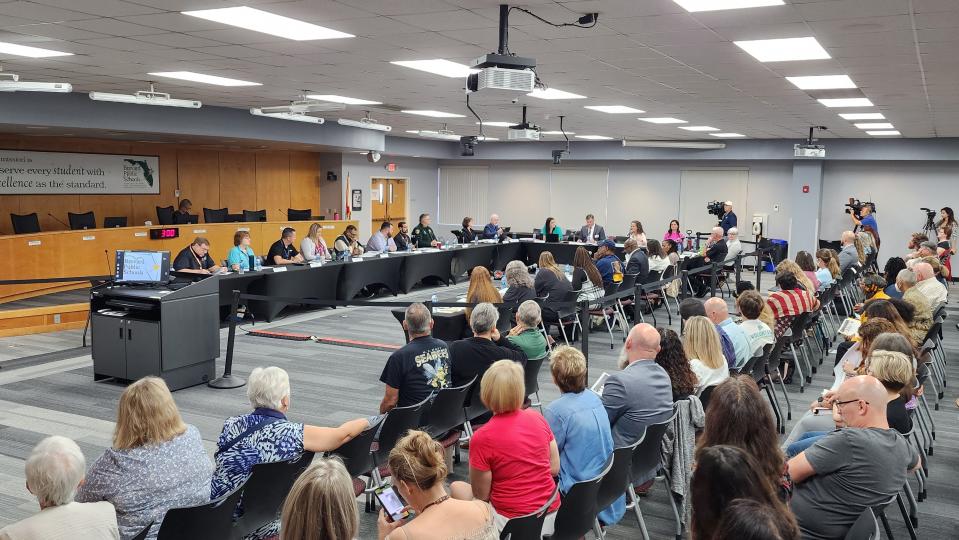 The Brevard School Board met with dozens of community leaders, school staff and union officials in December to tackle ongoing problems with student discipline.