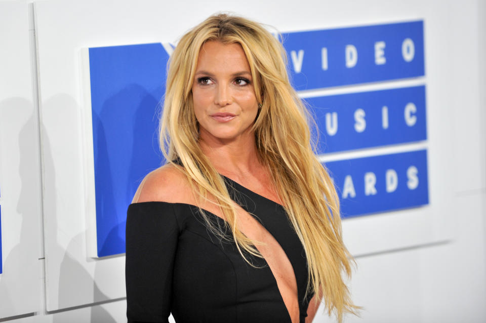 perinatal depression NEW YORK, NY - AUGUST 28:  Singer Britney Spears arrives at the 2016 MTV Video Music Awards at Madison Square Garden on August 28, 2016 in New York City.  (Photo by Allen Berezovsky/WireImage)