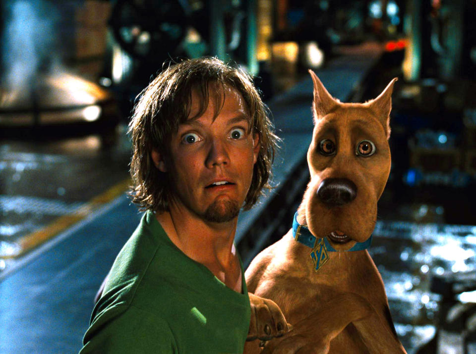 A live-action Shaggy and Scooby-Doo