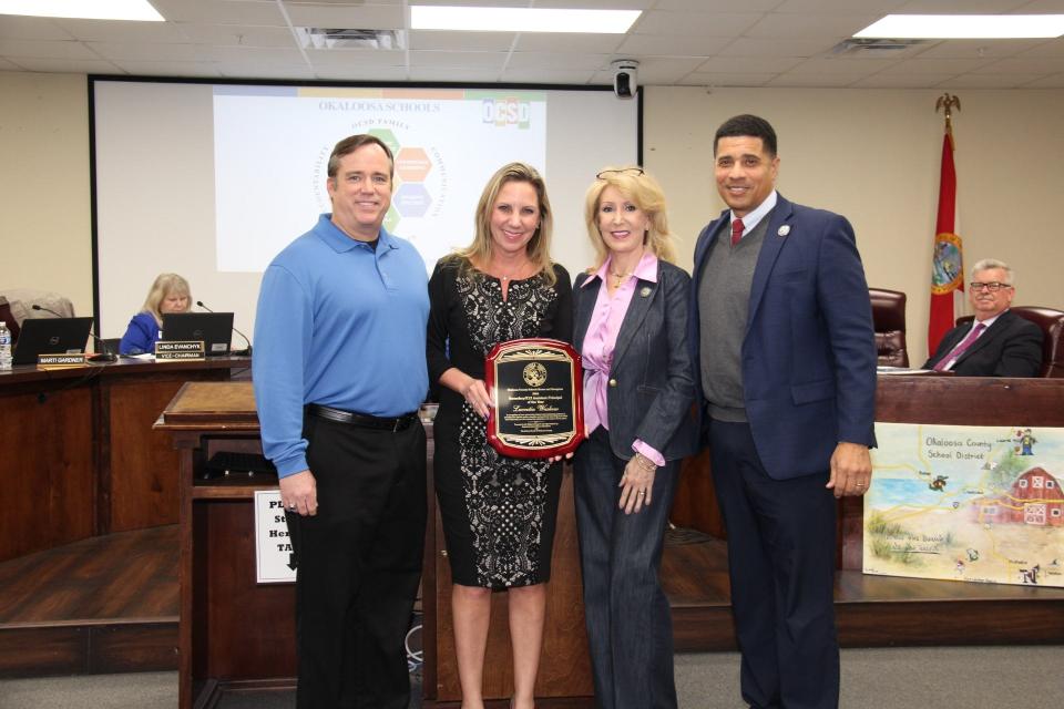 Assistant Principal Lucretia Waskow from Ruckel Middle School was recognized by the Okaloosa County School District as the 2024 Secondary Assistant Principal of the Year.