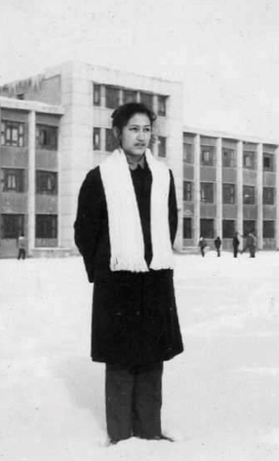 Dr. Gulshan Abbas as a medical student in Xinjian in 1982. In December 2020, her family learned she was secretly sentenced on false charges designed to give the Beijing regime impunity in punishing Uyghurs.