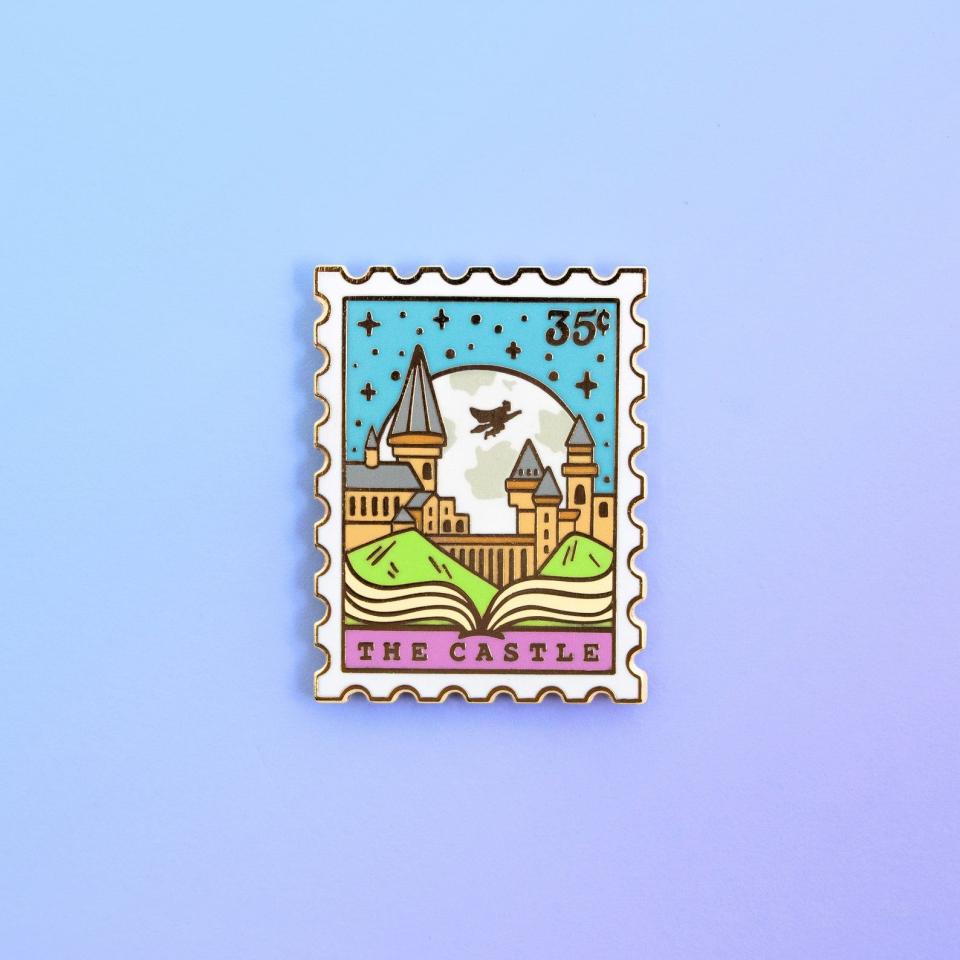 45) The Castle Stamp Enamel Pin