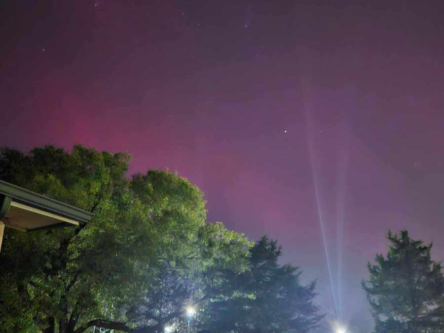 Northern lights in Wichita on May 10, 2024 (Courtesy: Shawntele Crownover)