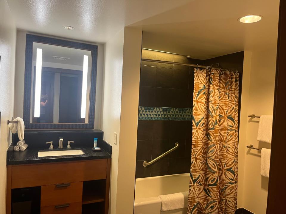 bathroom in a polynesian resort villa