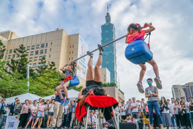 足上舞伶楊立微。（圖：藝術家提供）