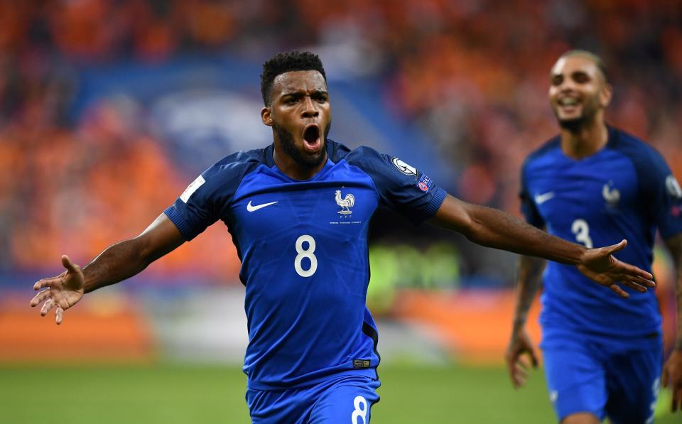 Lemar a marqué son premier but avec les Bleus, et quel but ! (AFP)