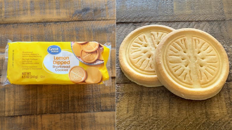 Great Value lemon dipped shortbread rounds