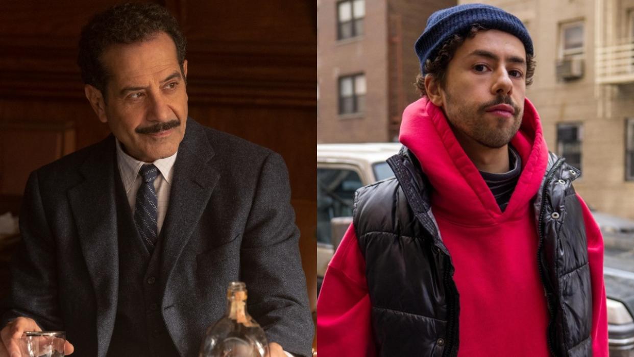  From left to right: Tony Shalhoub as Abe in The Marvelous Mrs. Maisel and Ramy Youssef in Ramy. 