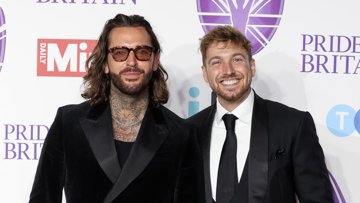 Pete Wicks has been close friends with Sam Thompson for years and travelled to Australia to support him through I'm a Celeb. (Mike Marsland/WireImage)