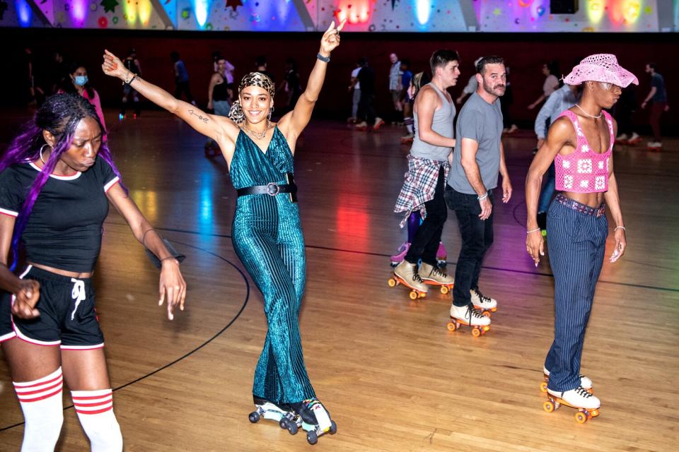 Rainbow Skate Night at Moonlight Rollerway on Wednesday, May 25, 2022 in Glendale, CA.