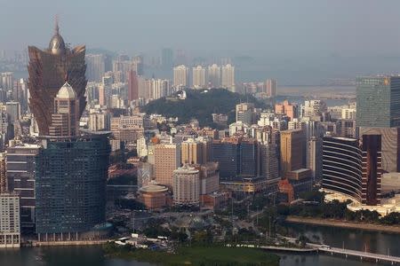 Casinos are seen in a general view of Macau, China October 8, 2015. REUTERS/Bobby Yip