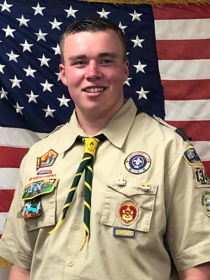 Boy Scout Ryan Hanley of Dumont, 15