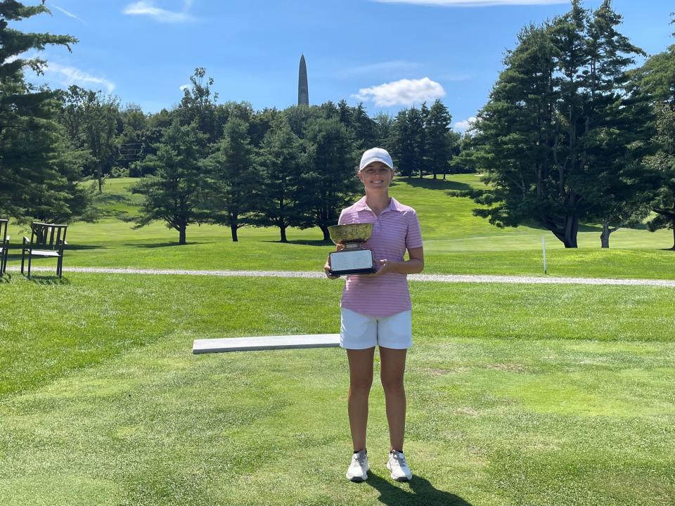 Hailey Katona won the 2023 Vermont women's amateur golf championship on August 2 at Mount Anthony Country Club.