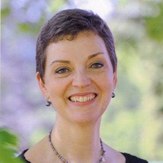 Patricia Swannell in 2015, ahead of a speech she made as a trustee of the Foundation and Friends of the Royal Botanic Gardens Kew