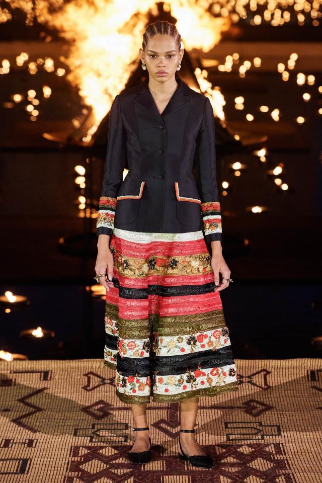 Grace Wales Bonner Takes On the Bar Jacket and the New Look Skirt at Dior's  Marrakech Resort Show