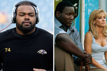 Michael Oher IRL vs The Blind Side cast