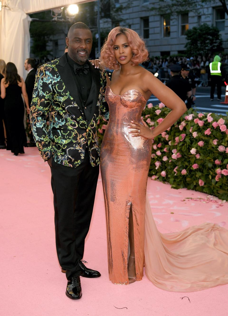 Idris Elba and Sabrina Dhowre attended the 2019 Met Gala.