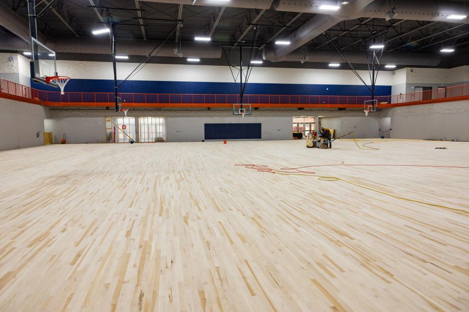 The gym at Kirkwood High School in Clarksville.