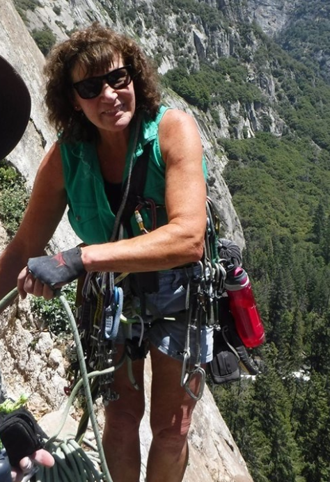 Photo of Patricia Stoops, a skilled rock climber, who died in Yosemite National Park in June. 