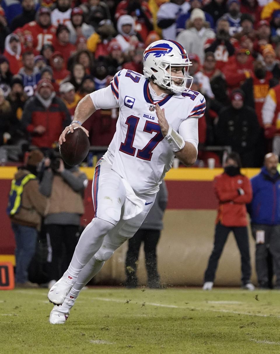 Josh Allen's heroics helped the Bills push the divisional playoff game against the Chiefs into overtime.
