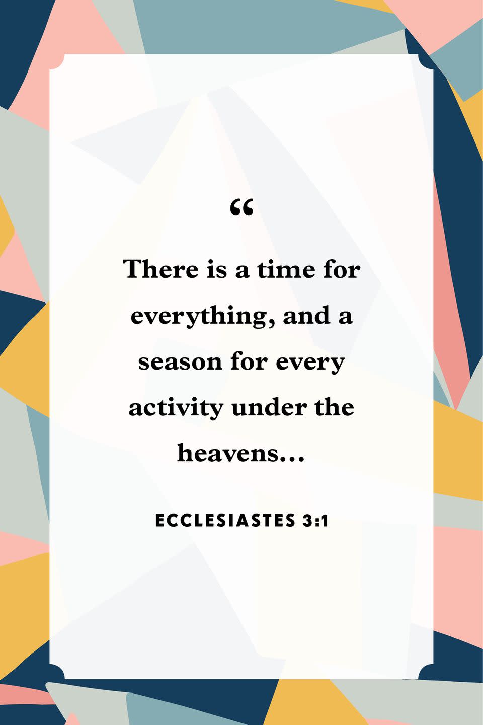 Ecclesiastes 3:1