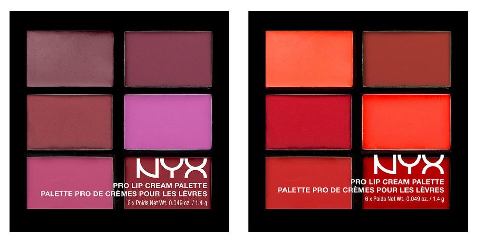 NYX Lip Palette, £10 each