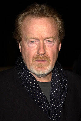 Ridley Scott at the Beverly Hills premiere of Columbia's Black Hawk Down