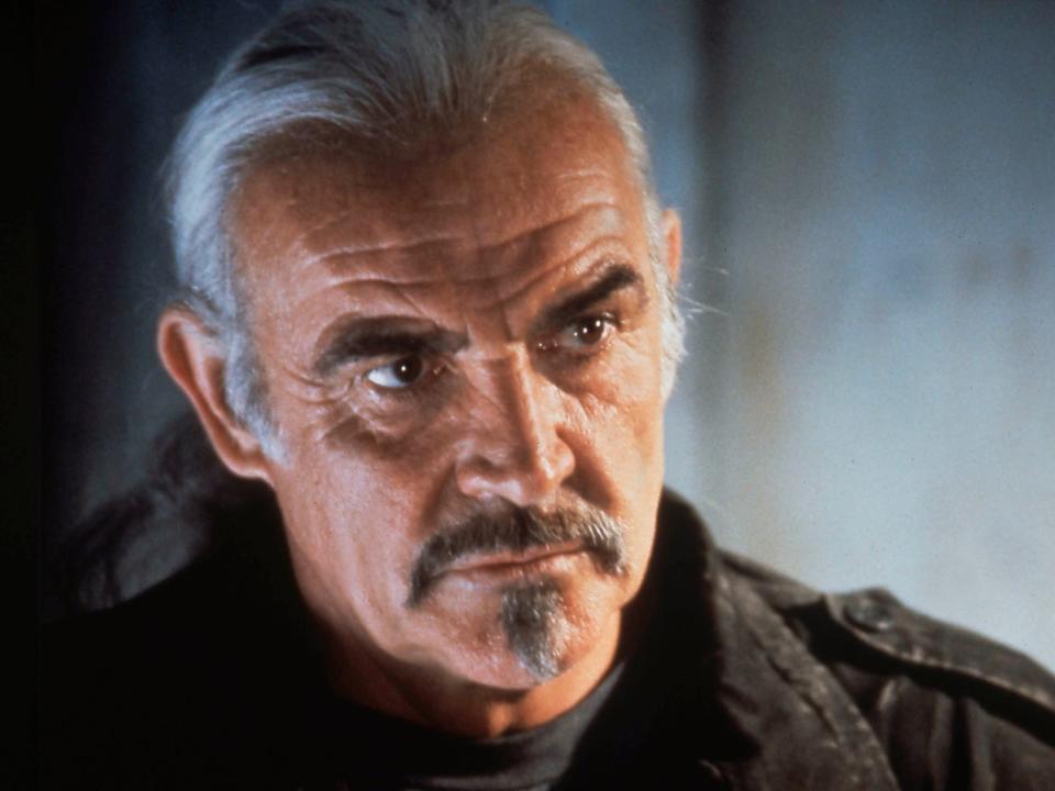 Sean Connery in "Highlander II: The Quickening".