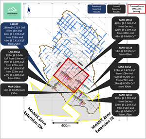 Plan View 2022 Infill & MAMIX Drilling at MOD