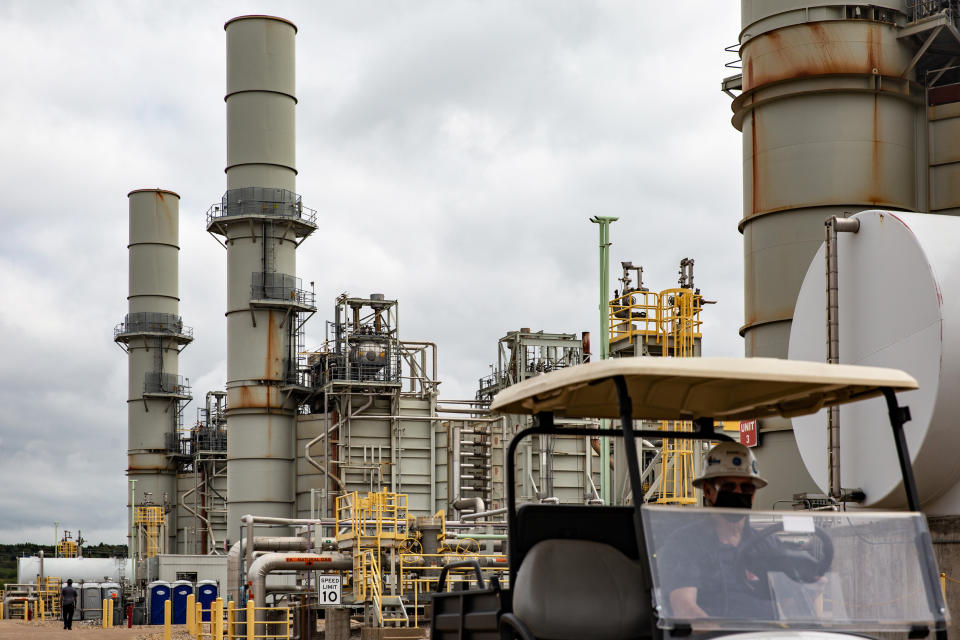 Energy providers like Vistra are preparing their plants for extreme weather conditions following the February winter storm Uri, which disrupted the Texas electric grid and led to the deaths of more than 200 people. (Shelby Tauber / The Texas Tribune)