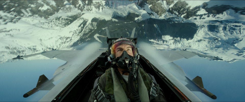 Tom Cruise en una escena de 'Top Gun: Maverick'. 