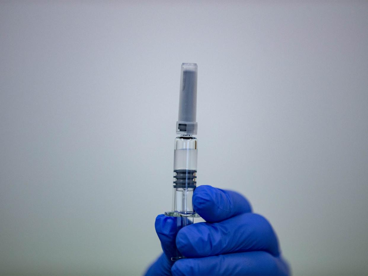 Trump says scientists' caution over coronavirus vaccine is 'fake political rhetoric' (Anadolu Agency via Getty Images)
