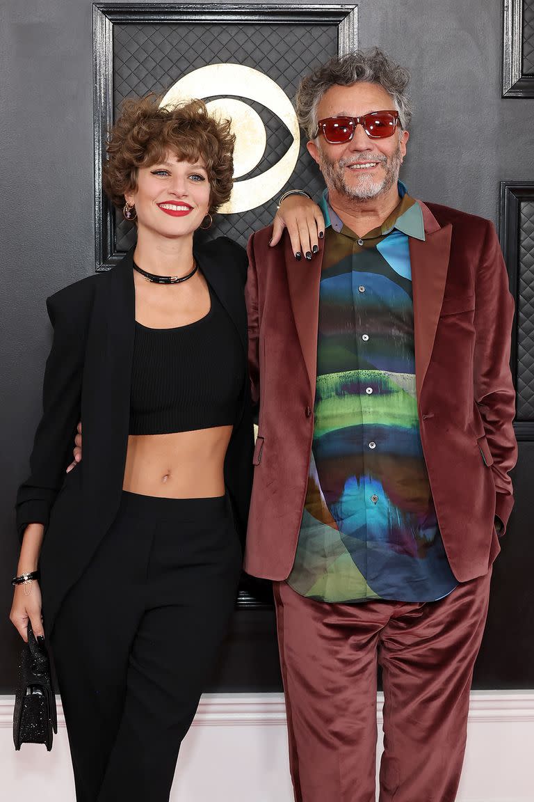 Fito Páez y Eugenia Kolodziej el pasado febrero en la entrega de los premios Grammy en Los Ángeles